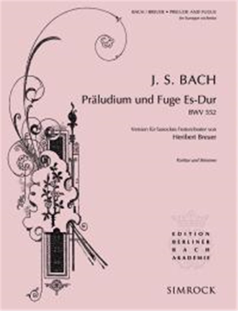 Prelude and Fugue in E flat Major BWV 552